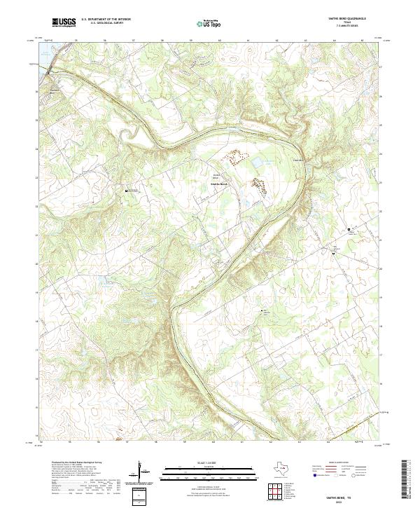 USGS Topographic Map – Smiths Bend