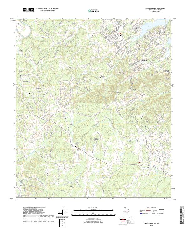USGS Topographic Map – Smithson Valley