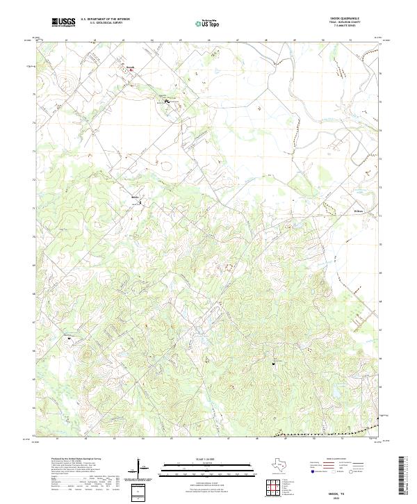 USGS Topographic Map – Snook