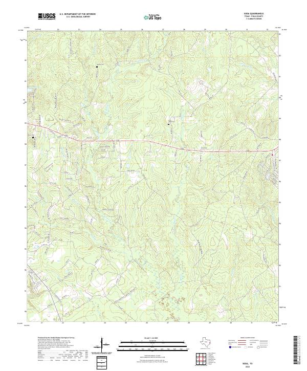 USGS Topographic Map – Soda