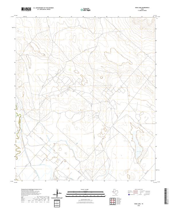 USGS Topographic Map – Soda Lake