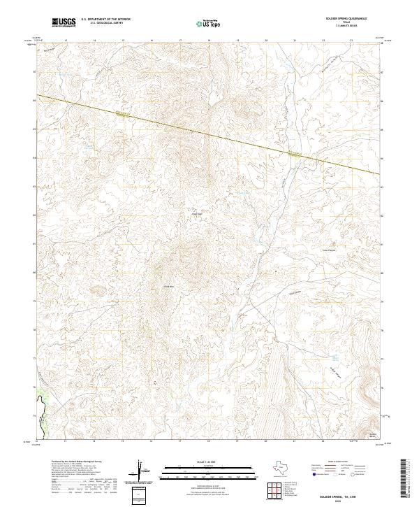 USGS Topographic Map – Soldier Spring