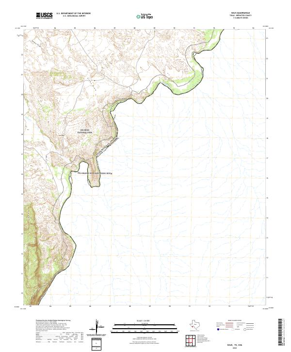 USGS Topographic Map – Solis