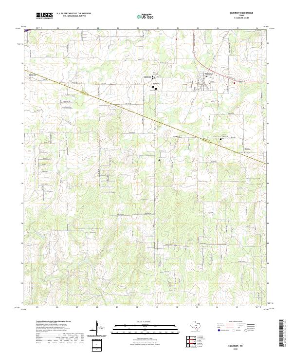 USGS Topographic Map – Somerset