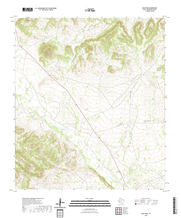 USGS Topographic Map – Sosa Peak