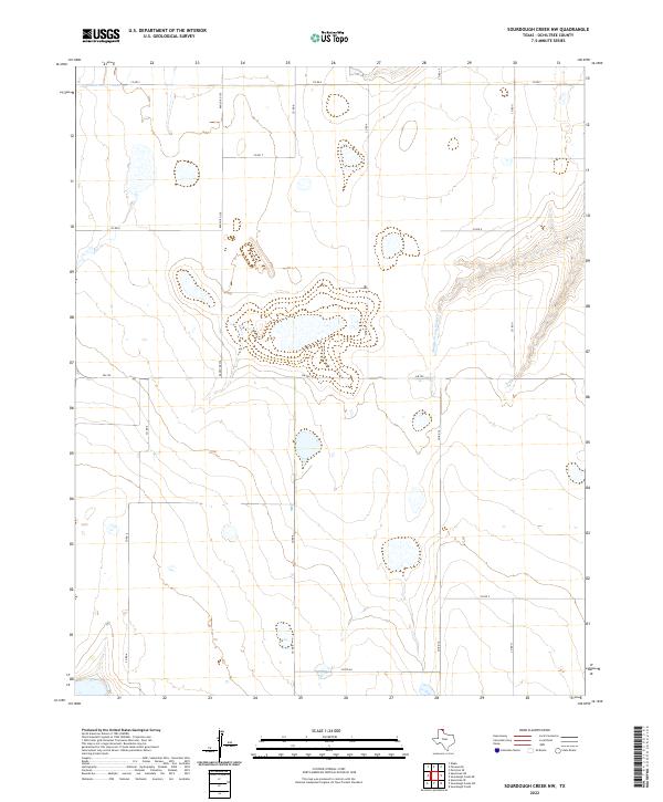 2022 Map of Sourdough Creek NW, 2022 Print