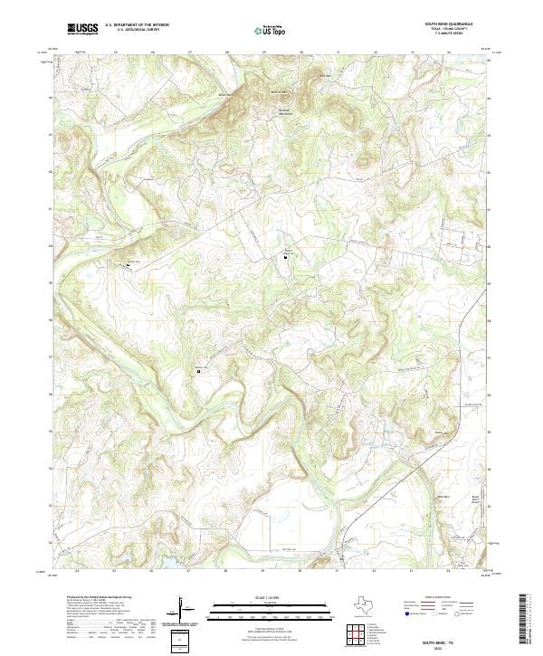 USGS Topographic Map – South Bend
