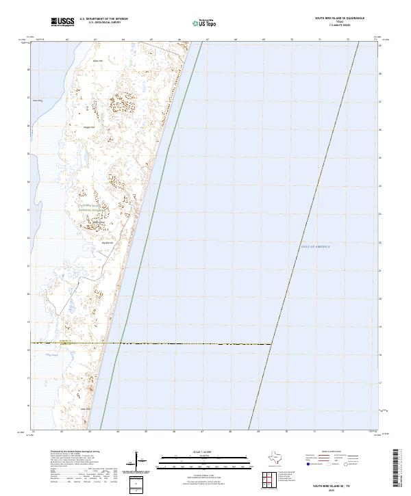 USGS Topographic Map – South Bird Island SE