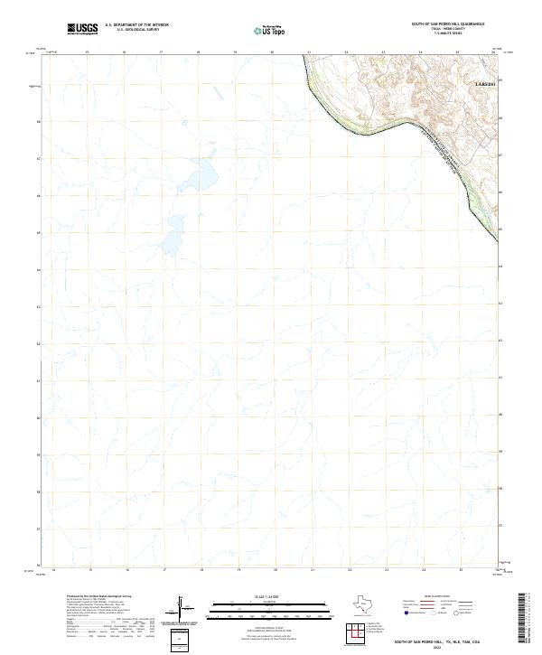 USGS Topographic Map – South of San Pedro Hill