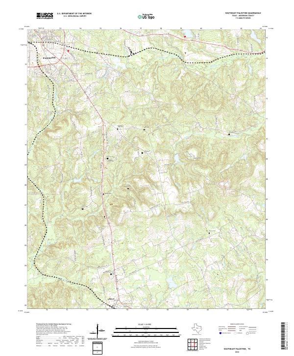 USGS Topographic Map – Southeast Palestine