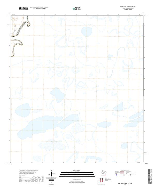 2022 Map of Southmost OE E, 2022 Print