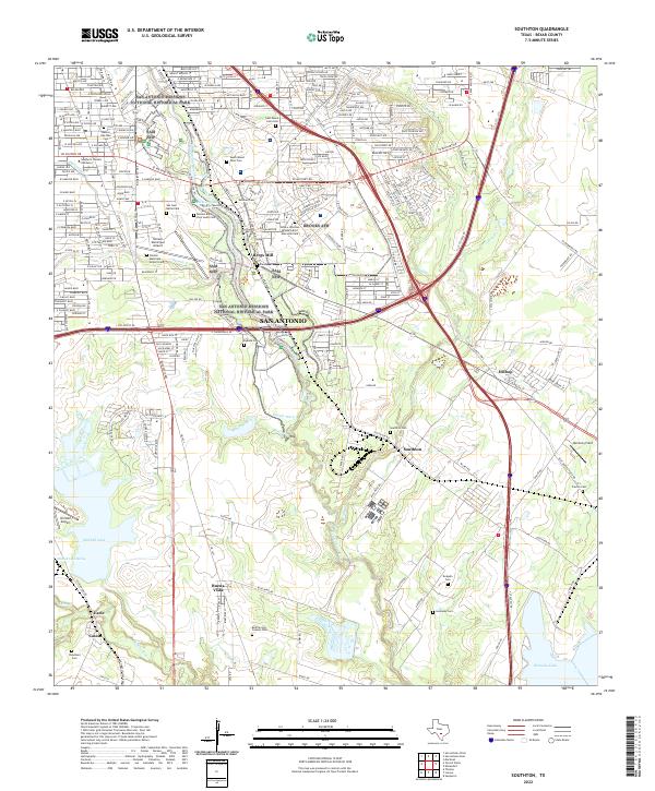 USGS Topographic Map – Southton