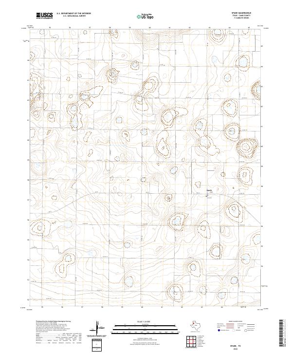 USGS Topographic Map – Spade