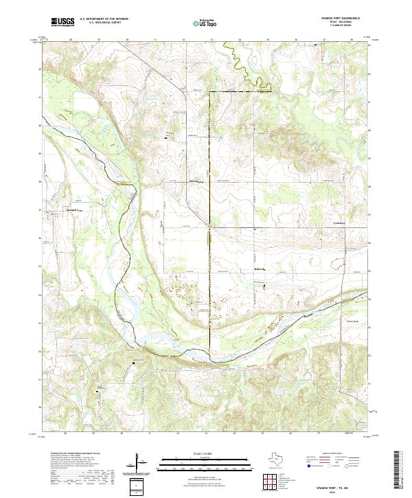 USGS Topographic Map – Spanish Fort