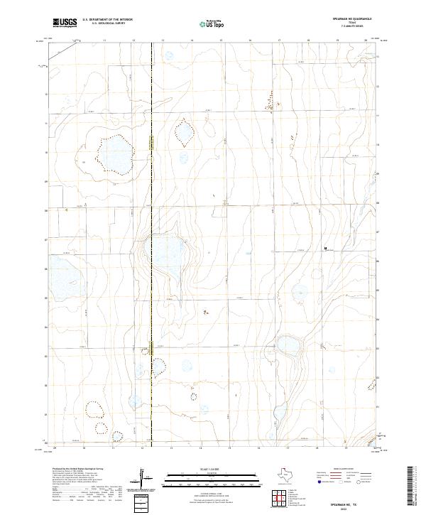 2022 Map of Spearman NE, 2022 Print