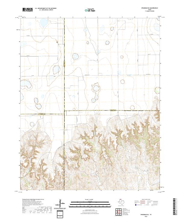 2022 Map of Spearman SE, 2022 Print