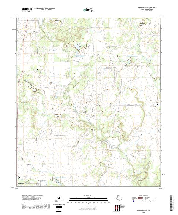 USGS Topographic Map – Speck Mountain