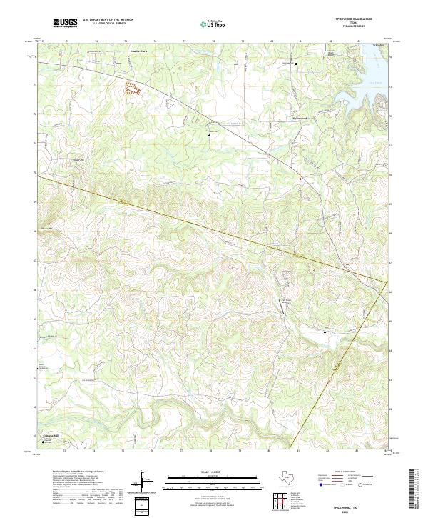 USGS Topographic Map – Spicewood