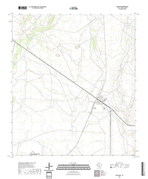 USGS Topographic Map – Spofford