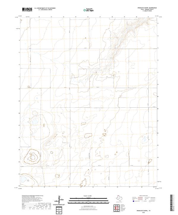 2022 Map of Spurlock Chapel, 2022 Print