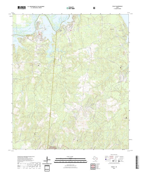USGS Topographic Map – Staley