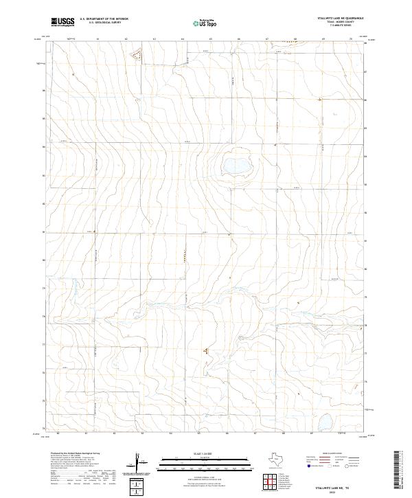 2022 Map of Stallwitz Lake NE, 2022 Print