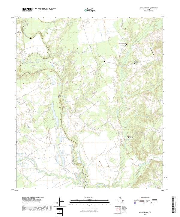 USGS Topographic Map – Stanmire Lake