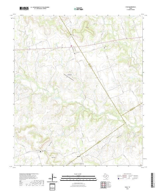 USGS Topographic Map – Star