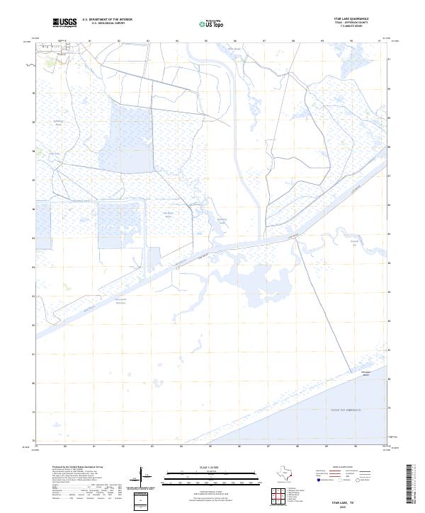 USGS Topographic Map – Star Lake