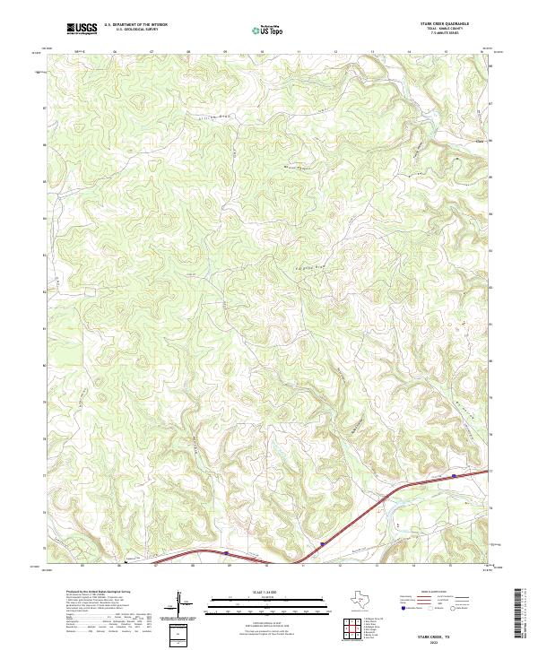 USGS Topographic Map – Stark Creek