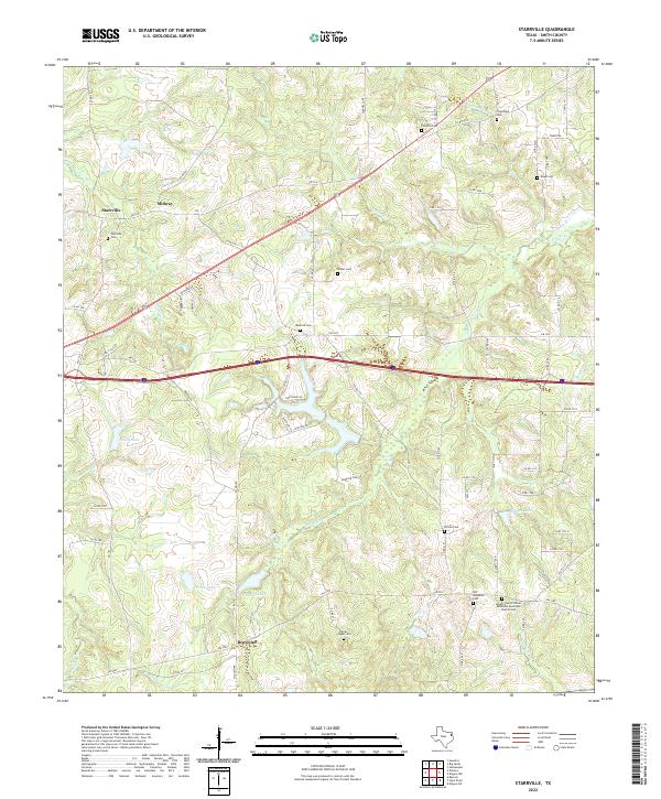 USGS Topographic Map – Starrville