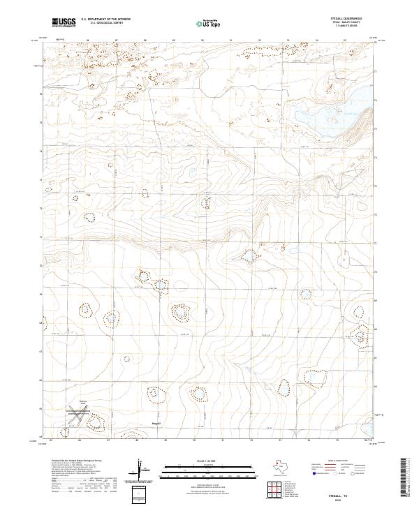 USGS Topographic Map – Stegall