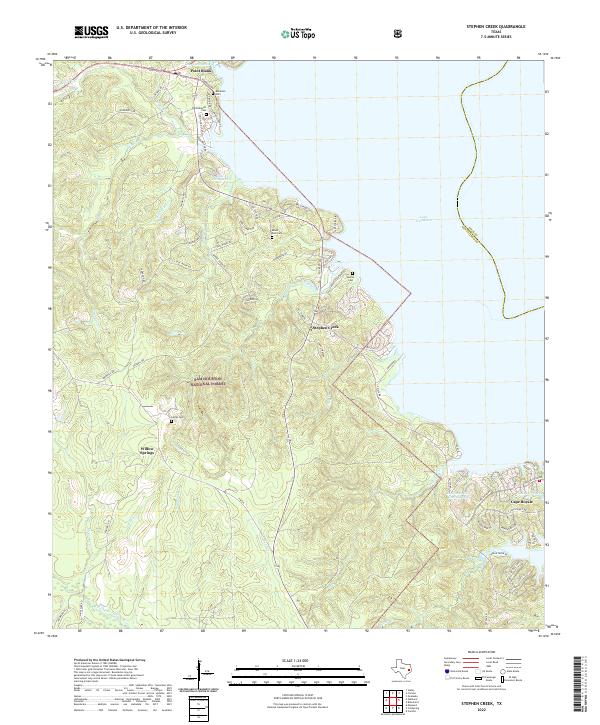 USGS Topographic Map – Stephen Creek