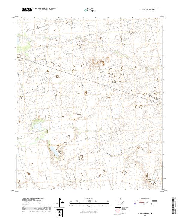 USGS Topographic Map – Stephenson Lake