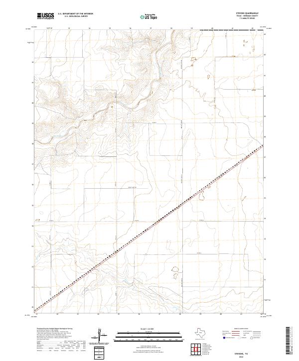 USGS Topographic Map – Stevens