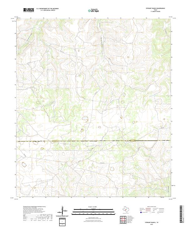 2022 Map of Stewart Ranch, 2022 Print