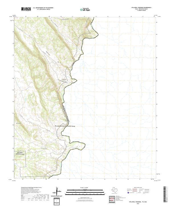USGS Topographic Map – Stillwell Crossing