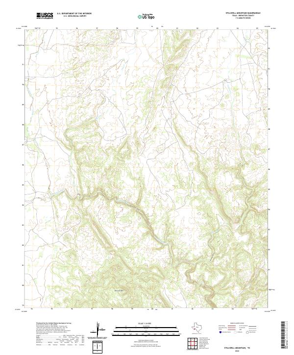 USGS Topographic Map – Stillwell Mountain