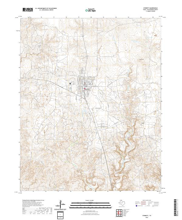 USGS Topographic Map – Stinnett