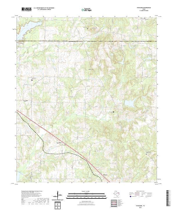 USGS Topographic Map – Stockard