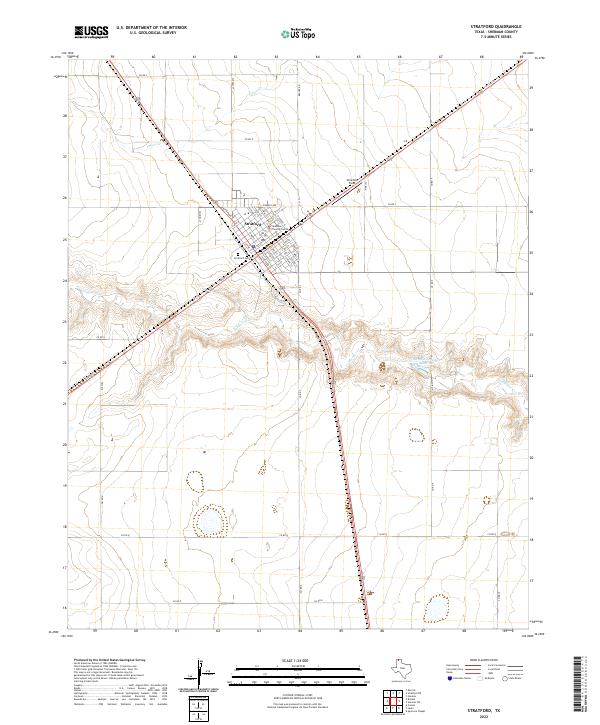 USGS Topographic Map – Stratford