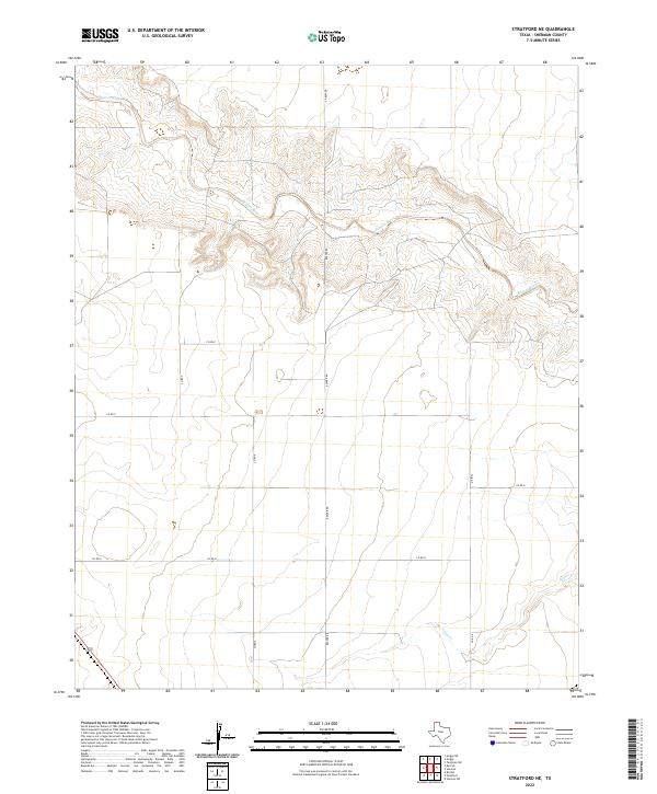 2022 Map of Stratford NE, 2022 Print