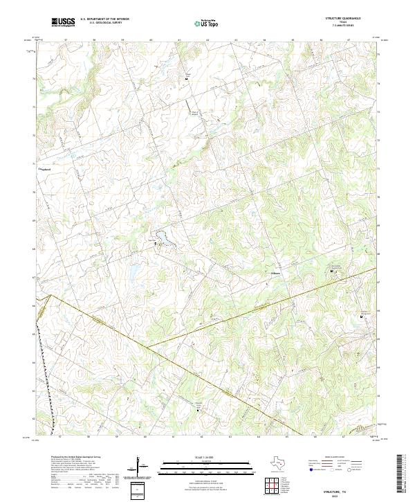 USGS Topographic Map – Structure