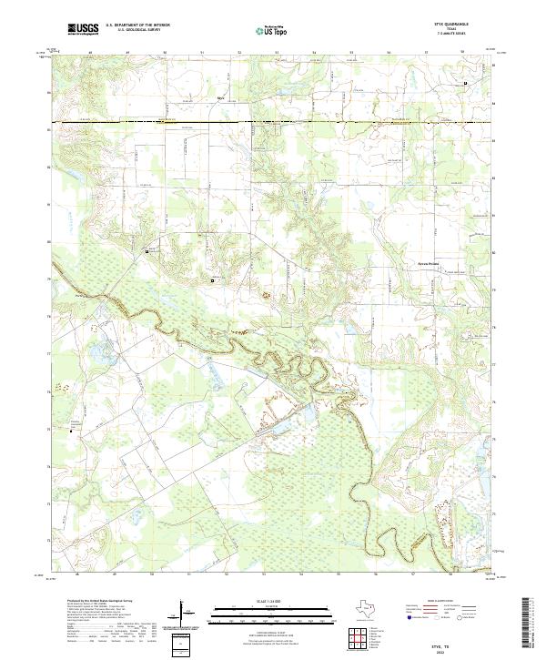 USGS Topographic Map – Styx