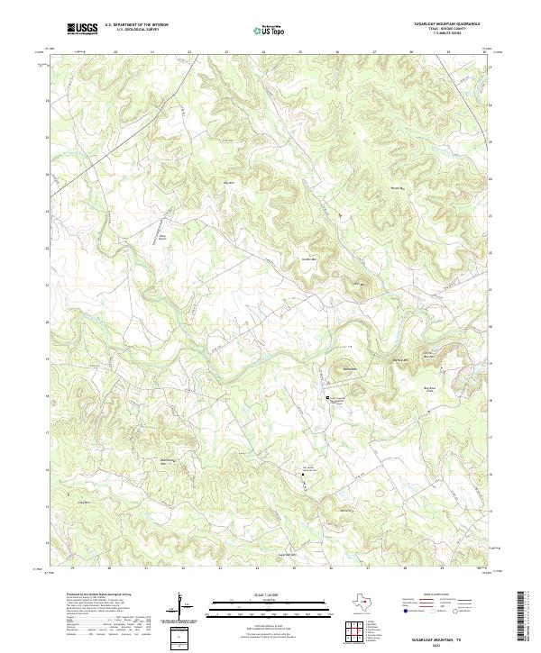 USGS Topographic Map – Sugarloaf Mountain