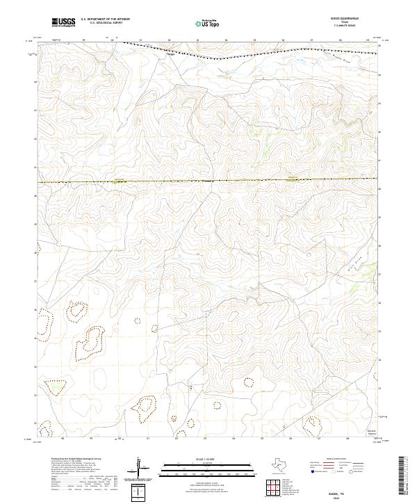 USGS Topographic Map – Suggs