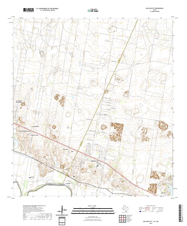 USGS Topographic Map – Sullivan City