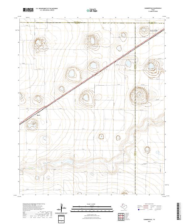 USGS Topographic Map – Summerfield