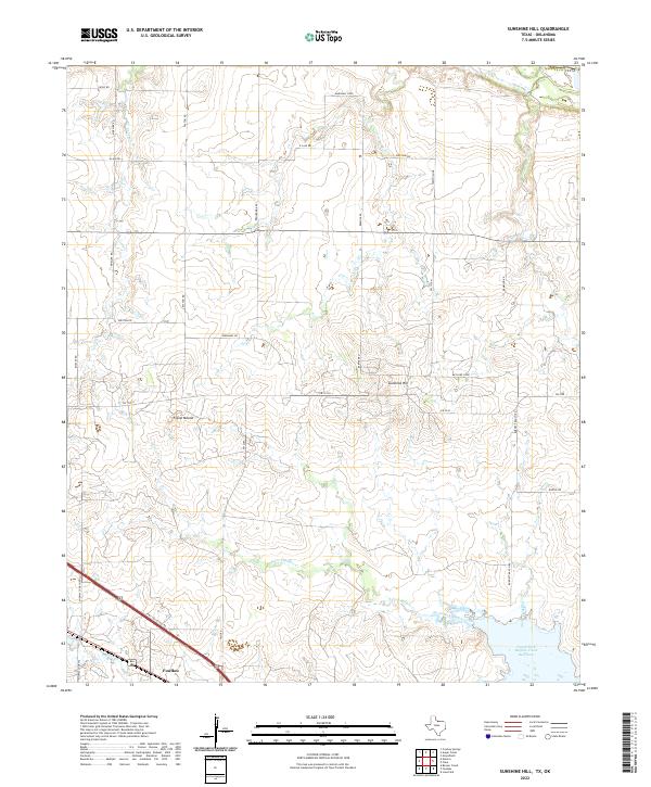USGS Topographic Map – Sunshine Hill