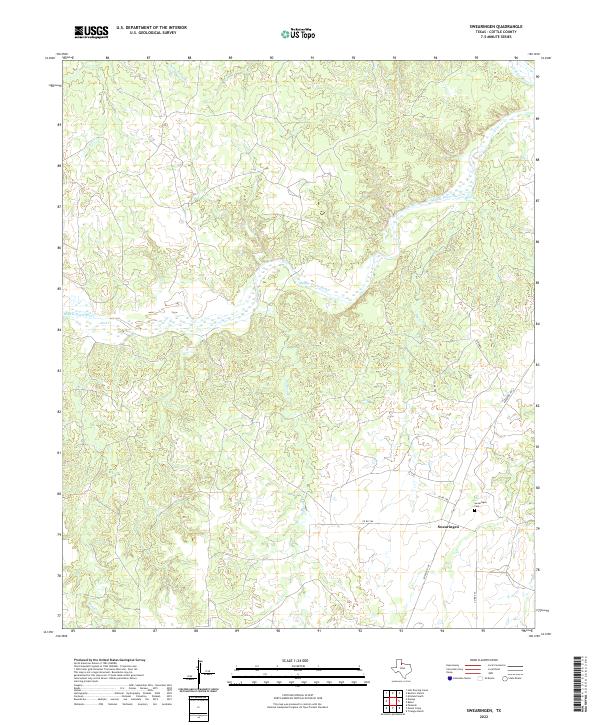 USGS Topographic Map – Swearingen
